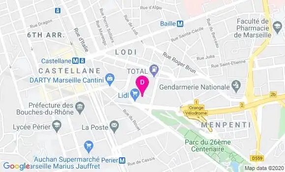 Localisation Solange Zakini