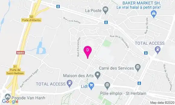 Localisation Samuel Serisier