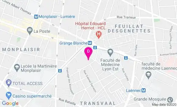 Localisation Claire Laine