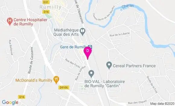 Localisation Katia Dumenil