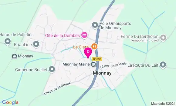Localisation Camille Voituret