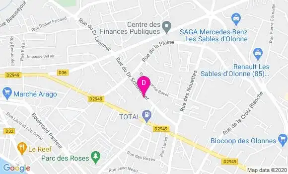 Localisation Pauline Dedet