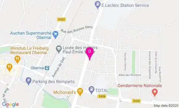 Localisation Adrien Grenier