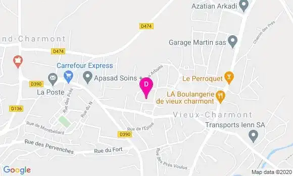 Localisation Lisa Marcot