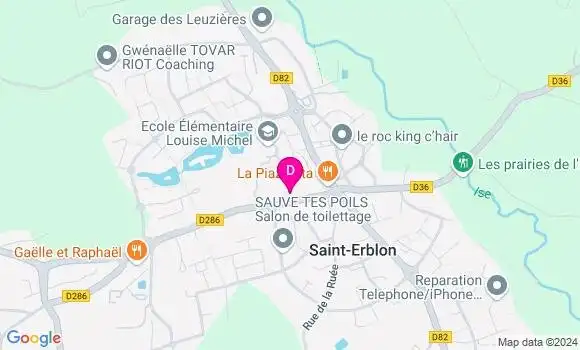 Localisation Margaux Mainguene