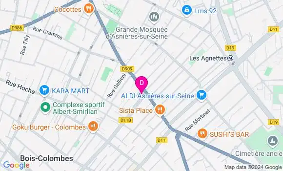 Localisation Maria Carlota Rosete