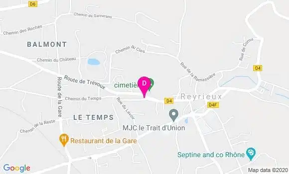 Localisation Marie Caroline Rabolt