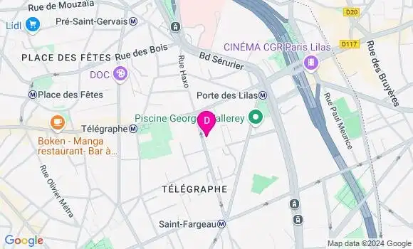 Localisation Amaury De Groote