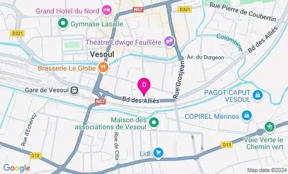 Localisation Justin Lambert