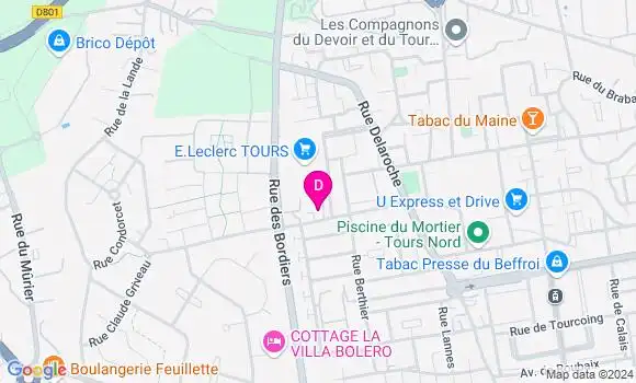 Localisation Alice Bodin
