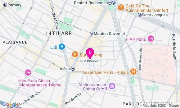 Localisation Pia Bornens