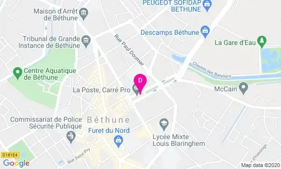 Localisation Hubert Legrand
