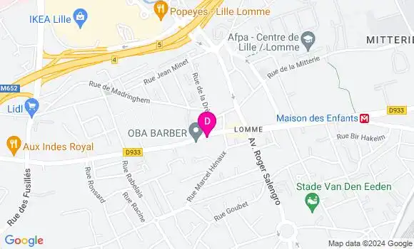 Localisation Marie Duquesnoy