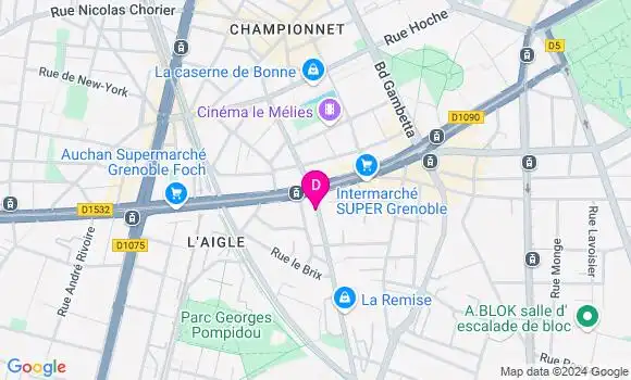 Localisation Isabelle Gaudou