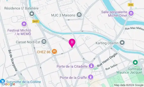 Localisation Marion Debelle