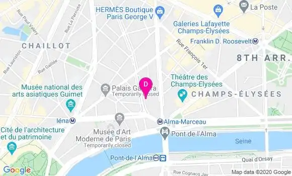 Localisation Sandrine Dahan
