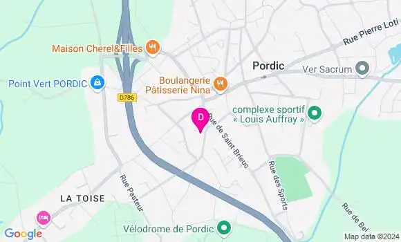Localisation Hugues Souchu