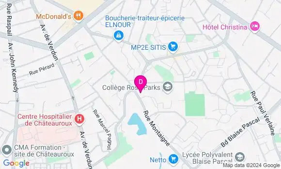 Localisation Laurine Guerin
