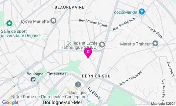 Localisation Emeric Vannoorenberghe