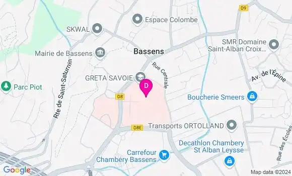 Localisation Fanny Favre