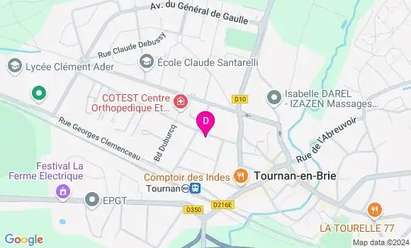 Localisation Leonie Maujean