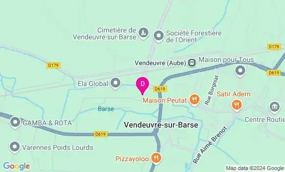 Localisation Daphnee Vandercruyssen