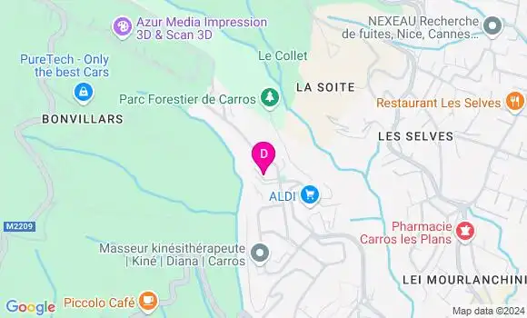 Localisation Marie Sophie Niard