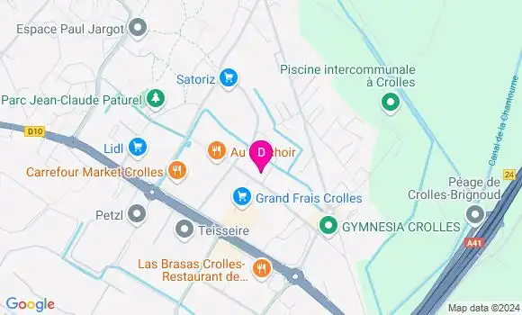 Localisation Marc Antoine Balas