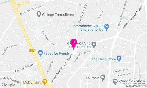 Localisation Jean Louis Pauvert