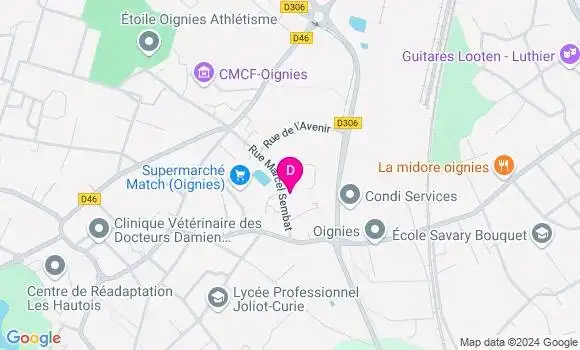 Localisation Camille Feru