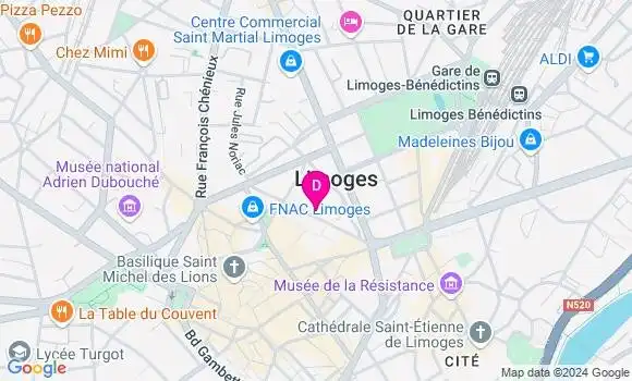 Localisation Thomas Bernard