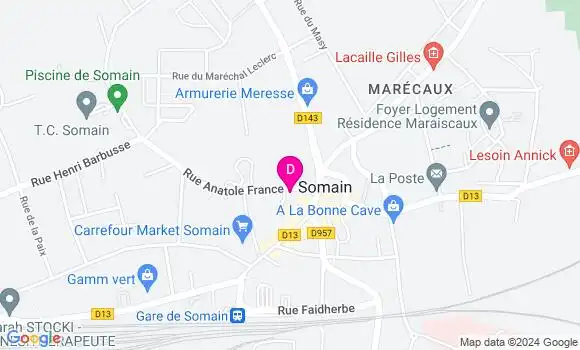 Localisation Sofiane Chah