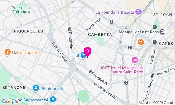 Localisation Roxana Bautista Nevot