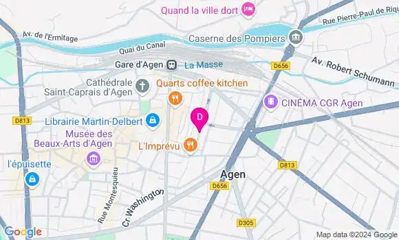 Localisation Camille Bourree