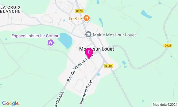 Localisation Mélanie Gauthier