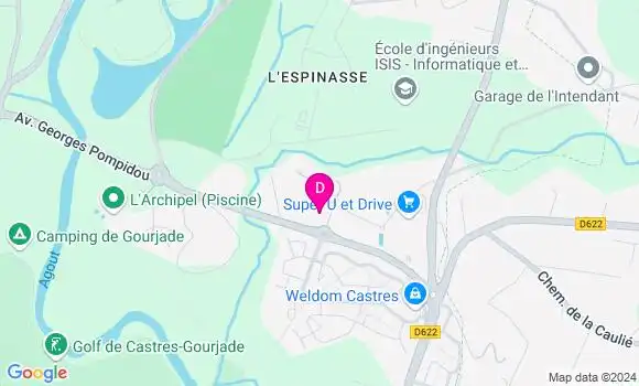 Localisation Thomas Beziat