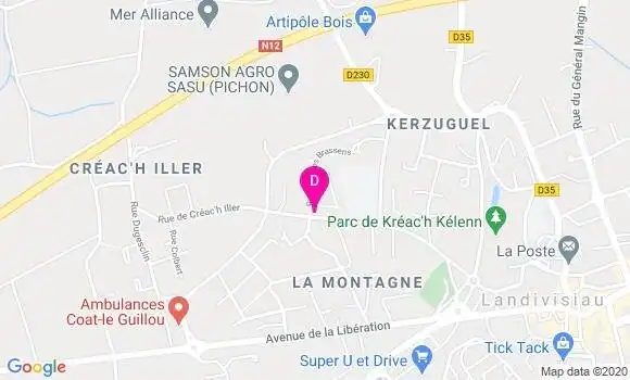 Localisation Carine Lauret