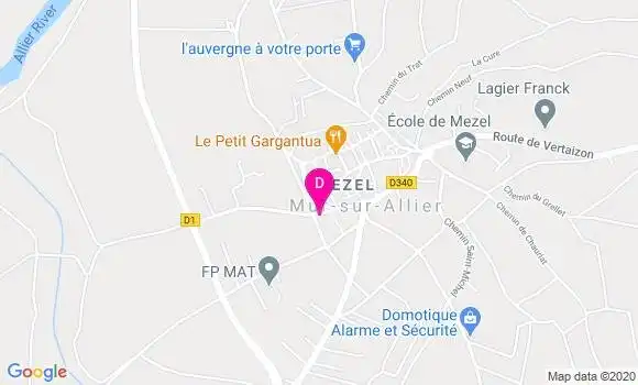 Localisation Emilie Briquet