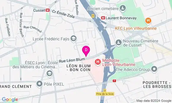 Localisation Anne Beatrix Duliere