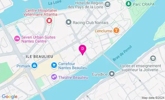 Localisation Ophelie Fourny
