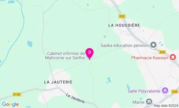 Localisation Nina Guyot