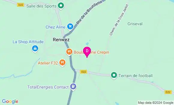 Localisation Ines Depaix