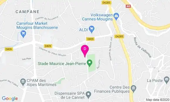 Localisation Philippe Berge