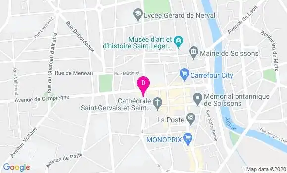 Localisation Jerome Lebeau