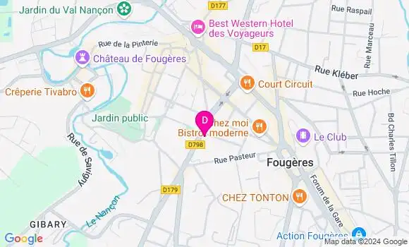 Localisation Hugues Briere