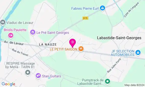 Localisation Aude Cunnac