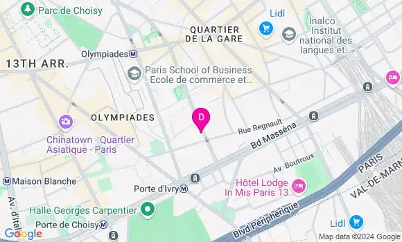 Localisation Nathanyel Azoulay