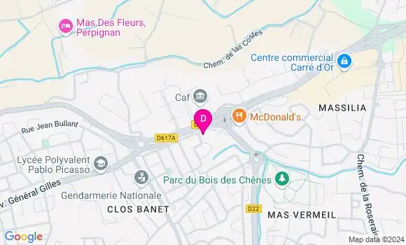 Localisation Lara Peran