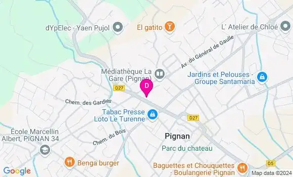 Localisation Mathilde Iribarne