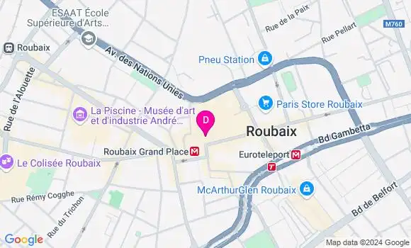 Localisation Faustine Niel